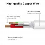 Wholesale IP Lighting to USB Strong and Durable Cable 3FT for iPhone, iDevice 3FT (White)